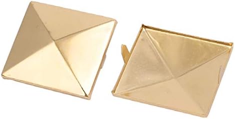 LON0167 חדש 25 יחידות 35 ממ נייר בצורת מרובע ברד טון זהב אור לראקראפינג מלאכת DIY (25 Stücke 35 ממ Quadratisch