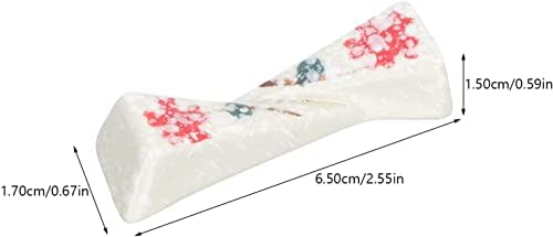 מקלות קוצץ קרמיקה יפנית מחזיק מקלות מנוחה: 6 יחידות פרח וינטג