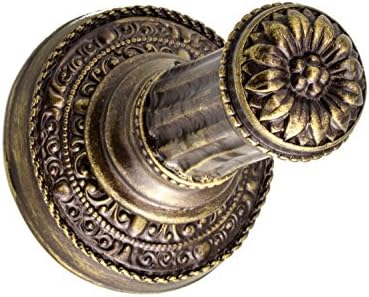 חומרת Carpe Diem 1682-3 Acanthus II סגנון שושנה, פליז עתיק גדול