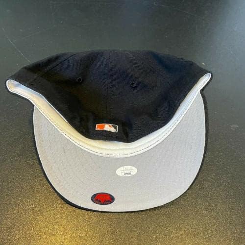 אורלנדו צ'פדה חתמה על אותנטי סן פרנסיסקו ענקים משחק דגם בייסבול כובע JSA - כובעי MLB עם חתימה
