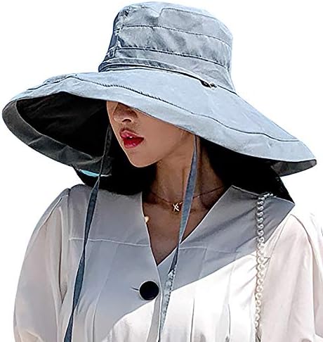 נשים של שמש כובע לארוז הפיך דלי כובע שמש הגנה רחב שוליים קיץ חוף כובע