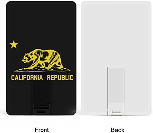 דוב הרפובליקה בקליפורניה כונן פלאש USB בכונן אשראי בהתאמה אישית של כרטיסי אשראי כונן זיכרון מתנות מפתח