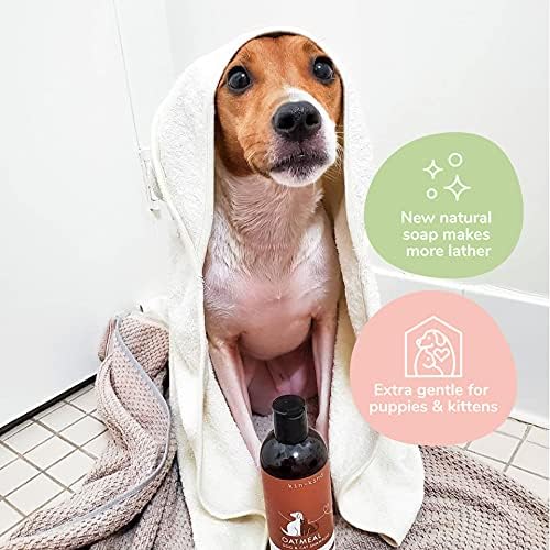 שמפו שיבולת שועל לכלבים וחתולים מאת קין + סוג - שמפו לחתולים וכלבים לעור רגיש עם שיבולת שועל קולואידית-פורמולה
