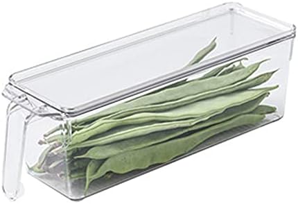 מטבח ארון מארגני פלסטיק אחסון מיכל לאחסון מזון ופריטים אחרים יכול לשמש כמקפיא או מקרר מיכל