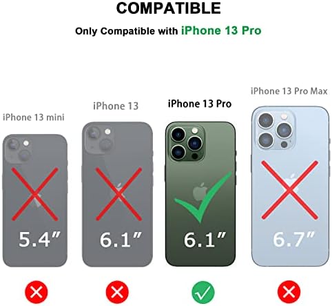 טנדלין תואם לאייפון 13 Pro CHASTAL CRYSTAL BLEAR HARD HARD CONTER CASE