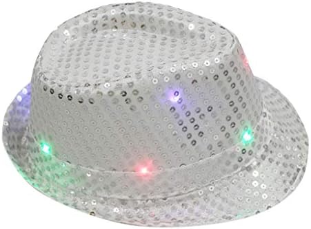 נצנצים אור ריקוד יוניסקס הוביל מפואר מסיבת מהבהב צבעוני עד כובע כובע ארגונית עבור בייסבול כובעי