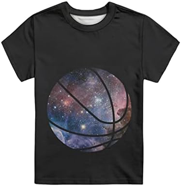חולצת טריקו של גלקסי בלאדום כדורסל ספורטיבית ספורטיבית לילדים בנים חולצת קיץ סווטשירט חידוש לריצת