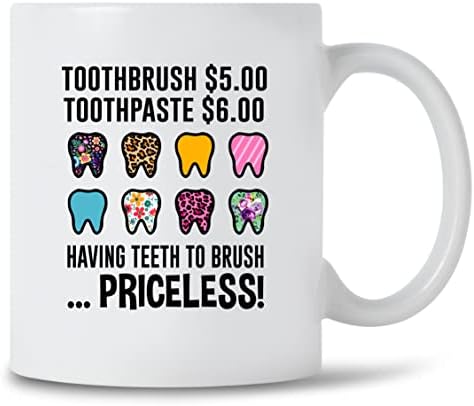 בעל שן לצחצח ספל לא יסודי לרופא שיניים שיניים ספל קפה קפה מתנה לשלום אהבת שיניים אורתודנט שיניים