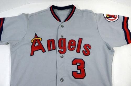 1991 Angels California Gary Gaetti 3 Game השתמש ב- Gray Jersey 46 DP14425 - משחק משומש ב- MLB גופיות
