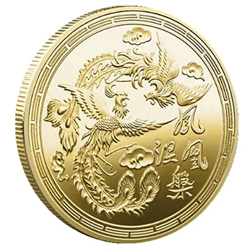 מטבע אוסף פיניקס מסורתי סיני, תג זיכרון למזל טוב וברכה