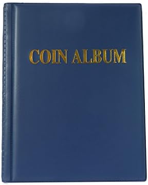 SUSUNTAS 250 כיסים מטבעות אוסף אוסף ספר מיני פרוטה אחסון מטבע אלבום אלבום איסוף מחזיקי מטבע למתנות אספנים