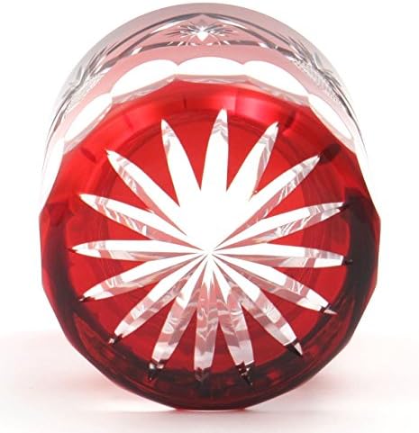 סומידה אדו קיריקאן ל-401-402 זוג זכוכית ישן, היקרי ני אוקו, אדום