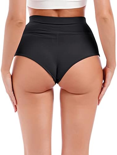 נשים אימון מותניים גבוהות יוגה מכנסיים קצרים הרמת בקרת בטן בקרת בטן רווחת מכנסי שלל מכנסיים מיני מכנסיים חמים