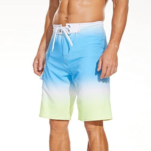 מכנסי לוח לגברים קצרים ללא רירית רשת מהירה משיכה יבש ספורט מכנסיים קצרים חוף הדפס פרחוני חליפות רחצה
