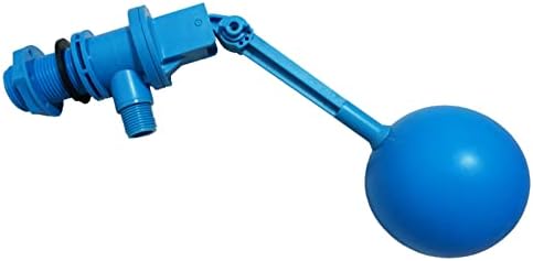 1 אינץ מים לצוף כדור שסתום עם זרוע מתכווננת עבור מים טנק בריכה, כחול לצוף שסתום לכבות אוטומטי עבור בעלי