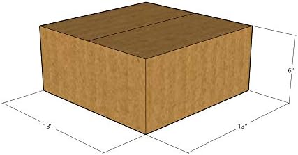 100 קופסאות גלי - 13x13x6-32 ect - lxwxh