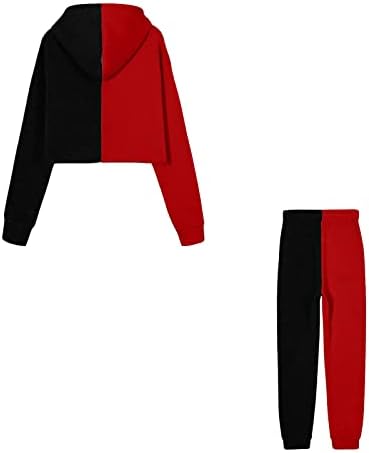 סט פברקול שני חלקים קצרים לנשים בצבע אחיד רטרו מכנסיים אימונית חליפת ספורט מודפסת חליפת נשים רופפות