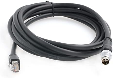 Hangton Gigabit Ethernet M12 8 PIN-Code Code ל- RJ45 CAT 6A כבל רשת במהירות גבוהה עבור Cognex Basler Switch