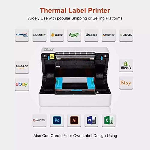 מדפסת תווית תרמית 300-מדפסת תווית 300 - מדפסת תרמית ישירה-הדפסה במהירות גבוהה-בשימוש עם כל פלטפורמות הקניות-תואם
