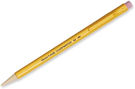 נייר חבר עפרונות מכאניים, שארפרייטר עפרונות, 0.7 מ מ, ח. ב. 2, צהוב, 36 ספירה
