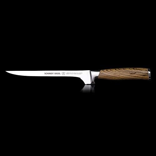 שמידט אחים-זברה עץ 7 קצבי סכין, גבוהה-פחמן גרמנית נירוסטה רב תכליתי מטבח סכום