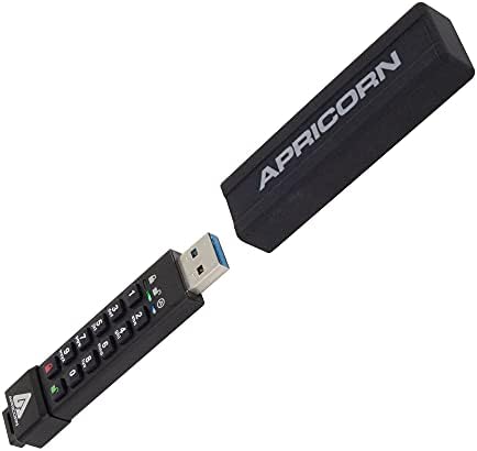 Ampicorn 500GB AEGIS מנעול USB 3.0 256-BIT AES XTS חומרה ו- 32GB AEGIS מקש מאובטח 3Z 256 סיביות AES