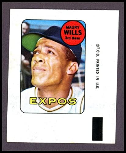 1969 Topps Maury Wills Montreal Expos NM/MT Expos