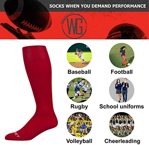 פרו רגליים רב ספורט מרופד אקריליק יוניסקס צינור גרביים עבור כדורגל, בייסבול וכל ספורט