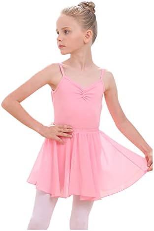 בלט בגד גוף פעוט בנות ריקוד בלרינה תלבושת שמלות נדנדה שרוולים אימון ביצועי בגדי סט
