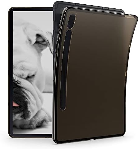 מארז Kwmobile תואם ל- Samsung Galaxy Tab S8 / Galaxy Tab Case - כיסוי מגן אחורי TPU רך לטאבלט - שחור