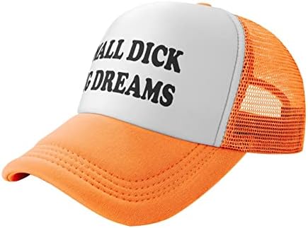 כובע חלומות גדולים של זין קטן - כובעי משאית מסיבות מצחיקים - חידוש וינטג 'מטורף רטרו סנאפבק כובע בייסבול