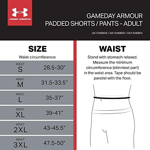 תחת שריון Gameday 5-PAD דחיסת כדורגל/מכנסיים קצרים, מכנסי כדורגל מרופדים, גדלי נוער ומבוגרים