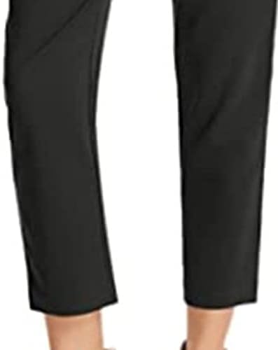 מכנסי נייר נייר מותניים גבוהים של Maiyifu-GJ מכנסיים עצמיים עניבה עצמית מכנסי עפרון עטוף מכנסיים מזדמנים מכנסיים