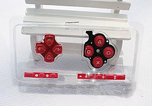 אדום כפתורים מפתח כרית סט עבור סוני 3000 דק קונסולת החלפת תיקון חלק