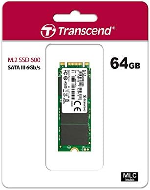 Transcend 64GB SATA III 6GB/S MTS600S 60 ממ M.2 SSD 600S מצב מוצק כונן TS64GMTS600S