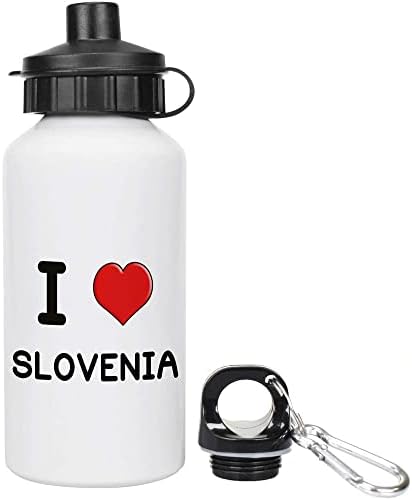 Azeeda 400ml 'אני אוהב סלובניה' ילדים לשימוש חוזר בקבוק מים / שתייה