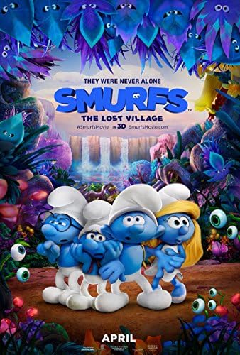 Smurfs הכפר האבוד 11 x17 d/s פוסטר סרט פרומו מקורי משחקי 2017 משחקי גב