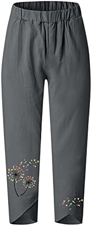 מכנסיים פרחוניים לנשים עם שני חלקים של Y2K נשים מכנסי ג'ינס מזדמנים מכנסיים לנשים מכנסי מכנסי קאם