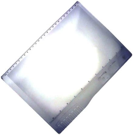 הוק מלא דף אקריליק פרנל זכוכית מגדלת 8 איקס 10.75 - מ פ576אט