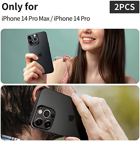 WSKEN לאייפון 14 PRO/iPhone 14 Pro Max מגן עדשות מצלמה, מגן מסך מתכת סגסוגת מתכת מגן מסך מגן
