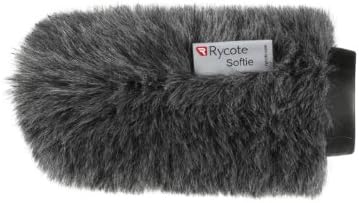 Rycote Softie, דיפוזיה של רוח שיער ארוכה, אורכו 14 סמ עם חור בינוני, קדמי בלבד