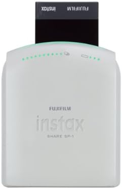 Fujifilm Instax שתף מדפסת סרטים מיידית של SP -1, רזולוציית 254DPI, לבן - גרסה בינלאומית