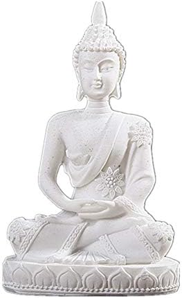 פסל בודהה של וילאד לשולחן השולחן של המשרד הביתי, פסל ישיבה של שאקיאמוני תאילנדי עם גימור ברונזה, בודהה