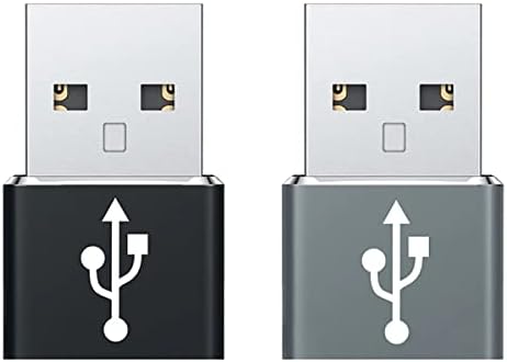 USB-C נקבה ל- USB מתאם מהיר זכר התואם ל- HTC U12 Plus שלך למטען, סנכרון, מכשירי OTG כמו מקלדת, עכבר, מיקוד,