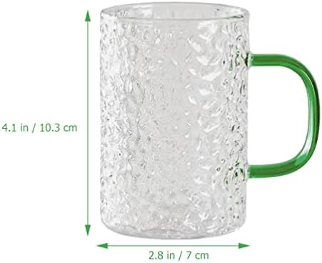 Lifkome ספל קפה קליל צלול ספלי משקאות חמים 300 מל שתייה מבודדת כוס זכוכית עם כוסות כוסות כוסות כוסות