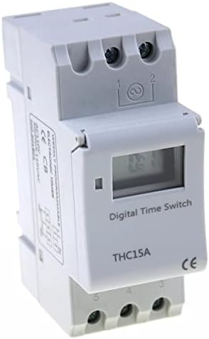 AXTI THC15A ZB18B TIMER מתג אלקטרונית שבועית 7 ימים מתג זמן דיגיטלי מתג תכנותי ממסר בקרת טיימר AC 220V 16A DIN