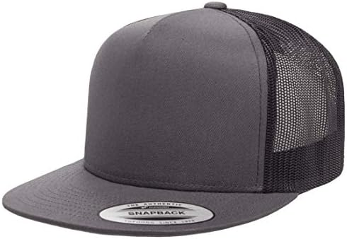 הלוגו שלך רקום על יופונג 6006 כובע נהג משאית שטוח לוגו מותאם אישית