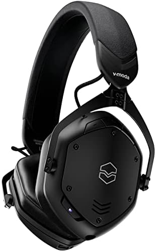 V-Moda Crossfade 3 אוזניות אוזניים אלחוטיות, צרור עם מיקרופון בומפרו, שחור מט