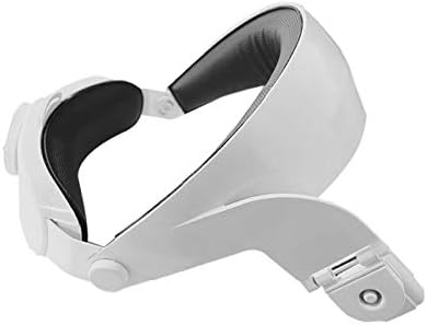 רצועת ראש של בלנה ל- Oculus Quest 2, החלפת כרית ראש מתכווננת להפחית את לחץ הראש נוח אביזרי VR עם כרית