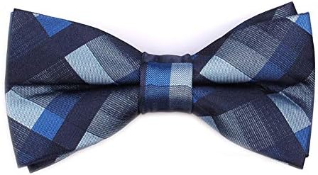 סקיני עניבות לגברים חידוש משובץ לבדוק עסקי חתונה אופנה פורמליות עניבות 2.7, כיס כיכר, עניבות פרפר